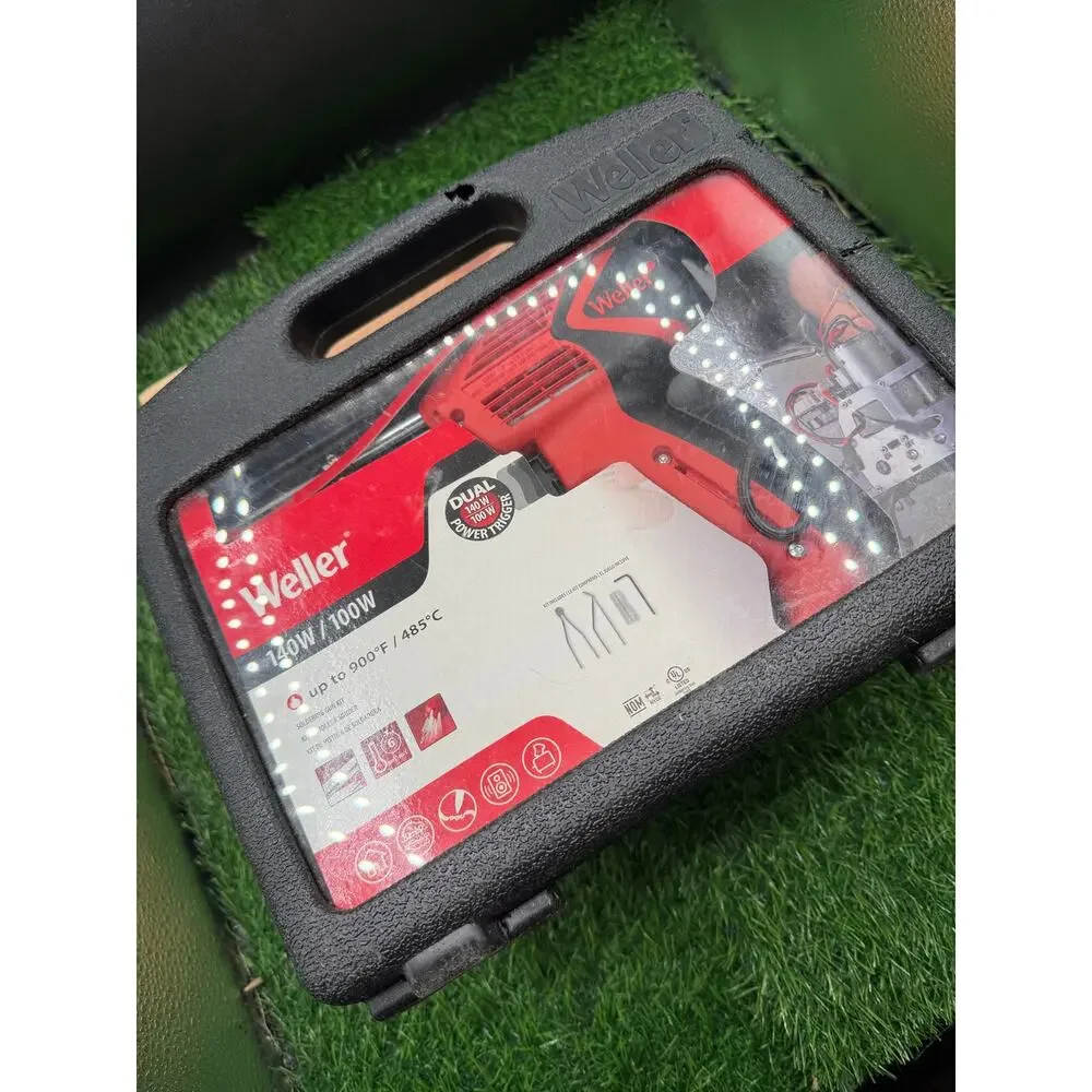 Weller Soldering Tool 140Ww/Triple LED Lights, Dual Temp Trigger &Case
